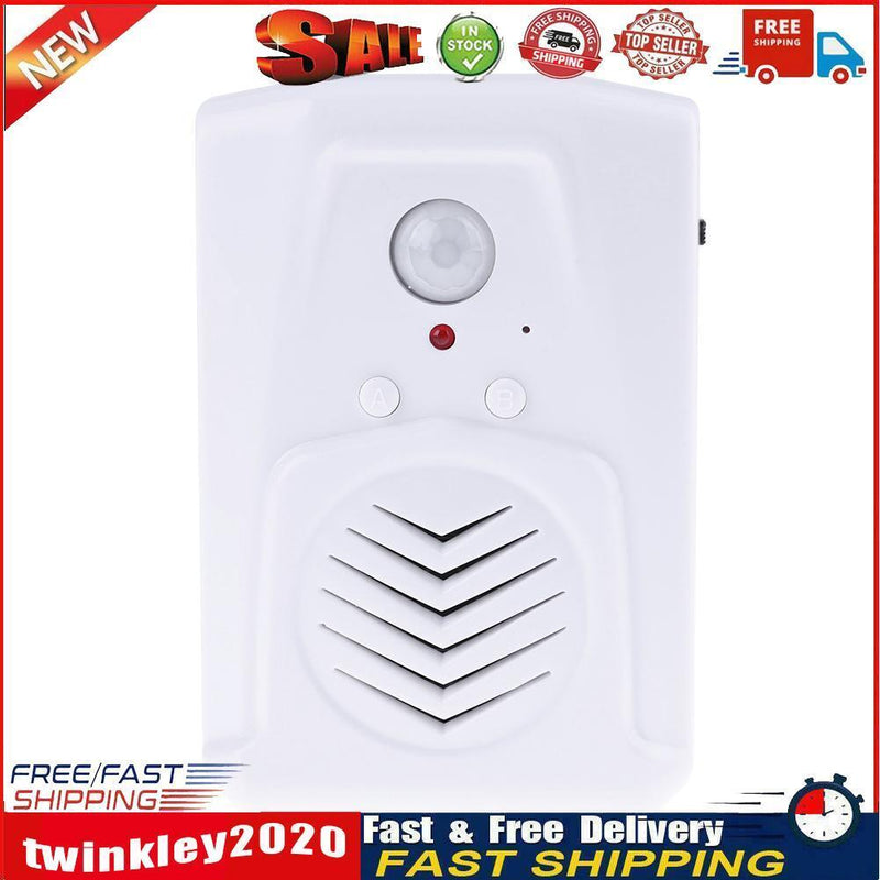 PIR Motion Electric Doorbell Visitor Welcome System Audio Recorder Player Newly