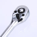 72 Teeth Quick Release Ratchet Socket Wrench Hand Repairing Tool 1/4 Newly