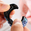 Buckle Mini Claw Plastic Ponytail Holder Crystal Hairband Headband Hair Clip