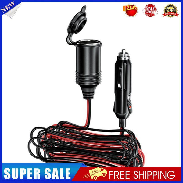 12V 24V Cigarette Lighter Extension Cord Male Plug to Female Socket (4m)