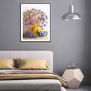 5D DIY Flower Partial Round Diamond Painting Mosaic Picture Wall Rhinestone Art