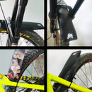ENLEE 2pcs Mountain Bicycle Front Rear Wheel Fenders Mudguard Wheel Protector