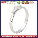 Classic Adjustable Cross Couple Ring Men Women Lover Wedding Open Rings Jewelry
