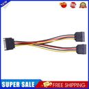 15Pin SATA Port to 2 15Pin SATA Splitter Cable Extender Power Adapter Cable