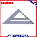 Aluminumun Allo Triangle Ruler Metric 90 Degree 45 Degree Square" DIY Measure Mens