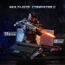 Gaming Laptop Air Flow Cooling Fan Notebook USB Cooler Radiator (Rainbow)