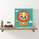 DIY Diamond Painting Full Round Crystal Drill Animal Decor for Kids (DX053)