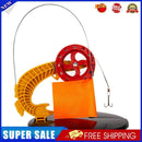 2pcs Ice Fishing Flag Rod Tip-Up Pole Flag Fishing Tackles (w/ Line Hook)