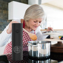 Electric Automatic Salt Mills with LED Light Food Crusher for Cumin Clove Fennel