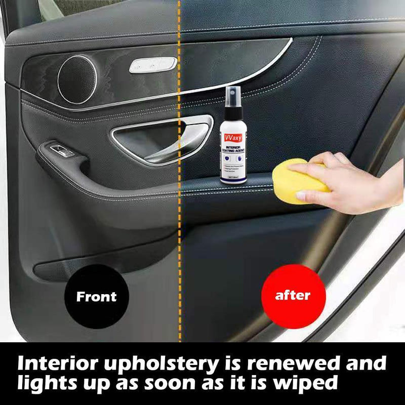 V-Vaxy 50ml Car Interior Cleaner Leather Seat Plastic Parts Cleaning Foam Spray