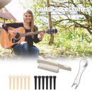 Acoustic Guitar Accessories Wooden Guitar Pin Peg+String Nails+Saddle+Nut Newly