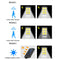 Automatic Solar Lamp Remote Controller Motion Sensor Outdoor Light (W756-6)
