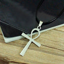 Large ANKH Cross Pendant Leather 50cm+ Necklace Egyptian Life of Accesso A best