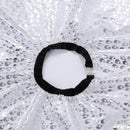 Hair Cut Cover Cloth Feather Pattern Waterproof Hairdresser Cape(White) Newly