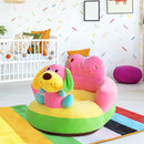 Baby Seats Sofa Cover Seat Support Cute Feeding Chair No Cotton Filler (5) Newly