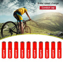 10pcs MTB Road Bike Brake Cable End Caps Inner Wire Tips (Red 5mm Brake) Newly
