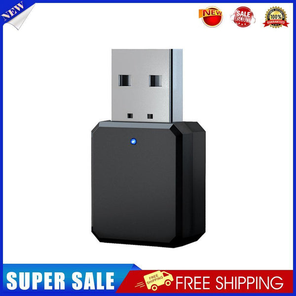 2pcs KN318 Bluetooth-compatible 5.1 USB Adapter 3.5mm Stereo Audio Receiver