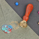 Retro Wood Stamp Plant Sealing Wax Wedding Decorative Stamp Gifts (C133) Newly