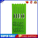 5pcs/Set Double Hook Fishing Line Carbon Barbed Carp Hooks Bait Feeder (10)