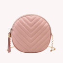 Fashion Women PU Leather Solid Color Tote Bag Lady Small Shopping Travel Bag