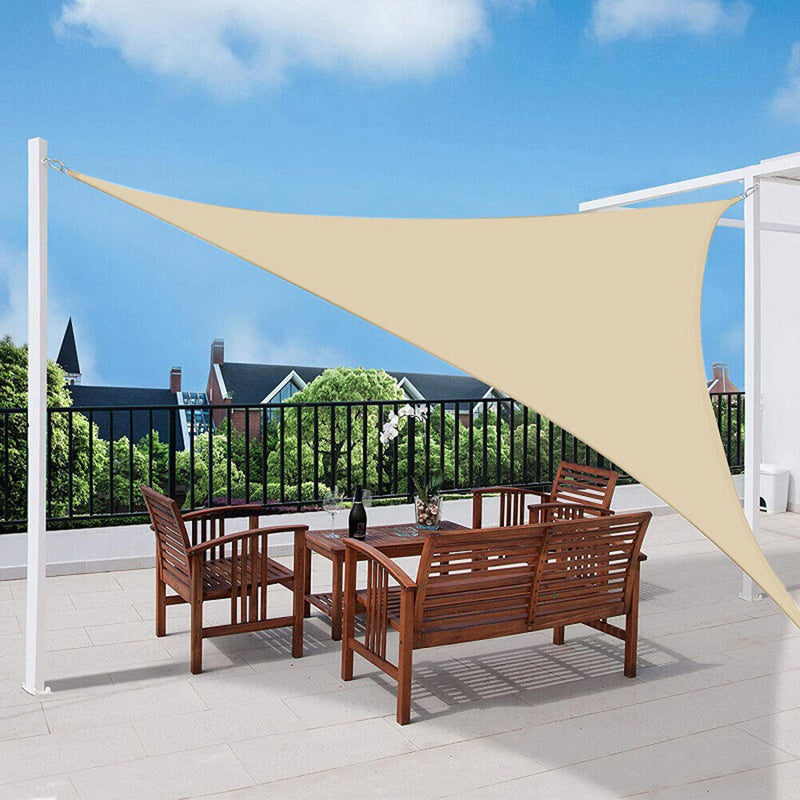 Sun Shade Sail Outdoor Garden Patio Party Sunscreen Awing Sun Canopy Triangle