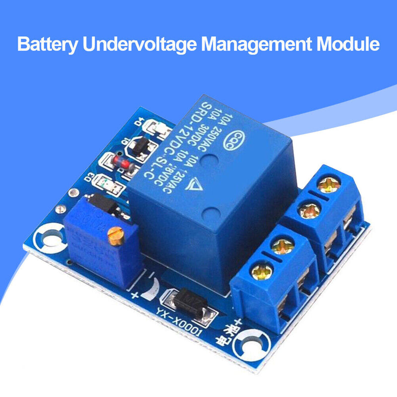 12V Battery Low Voltage Cut off Switch Recovery Module Charging Controller Board
