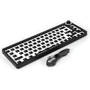 68 Keys RGB 60 Percent NKRO DIY Mechanical Hotswap Keyboard Kits (Black)