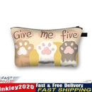 Cat paw letters Printed Hand Hold Travel Storage Cosmetic Bag Toiletry Bag Newly