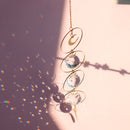 Moon Sun Ball Crystal Hanging Metal Pendant Garden Decor (24)