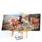 Frameless Oil Paint By Numbers DIY Horse Picture Craft Kits for Living Room