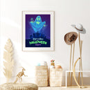 5D DIY Full Drill Round Shape Halloween Rhinestone Diamond Drawing for Home