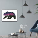11CT Printed Partial Cross Stitch Handcraft Star Bear Artwork Wall Decor