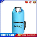 Waterproof Bucket Dry Bag Swimming Kayak Trekking Drift Sack (Blue 10L)