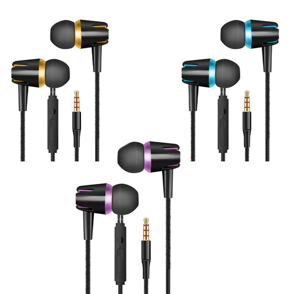 with Microphone Music Headset In-Ear Earbuds Stereo Earphone Sports Headphones