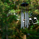 Art Decor Rotating Colorful Gradient Garden Chandelier Solar Wind Chime Light