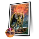 Full Round Diamond Painting Charizard DIY Handmade Room Decor Art Craft Gifts