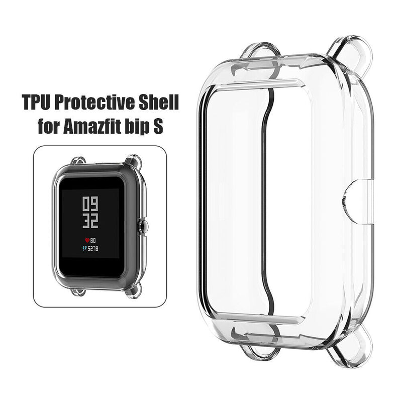 Soft TPU Protective Case Cover Shell for Amazfit Bip S Smartwatch (White) Newly