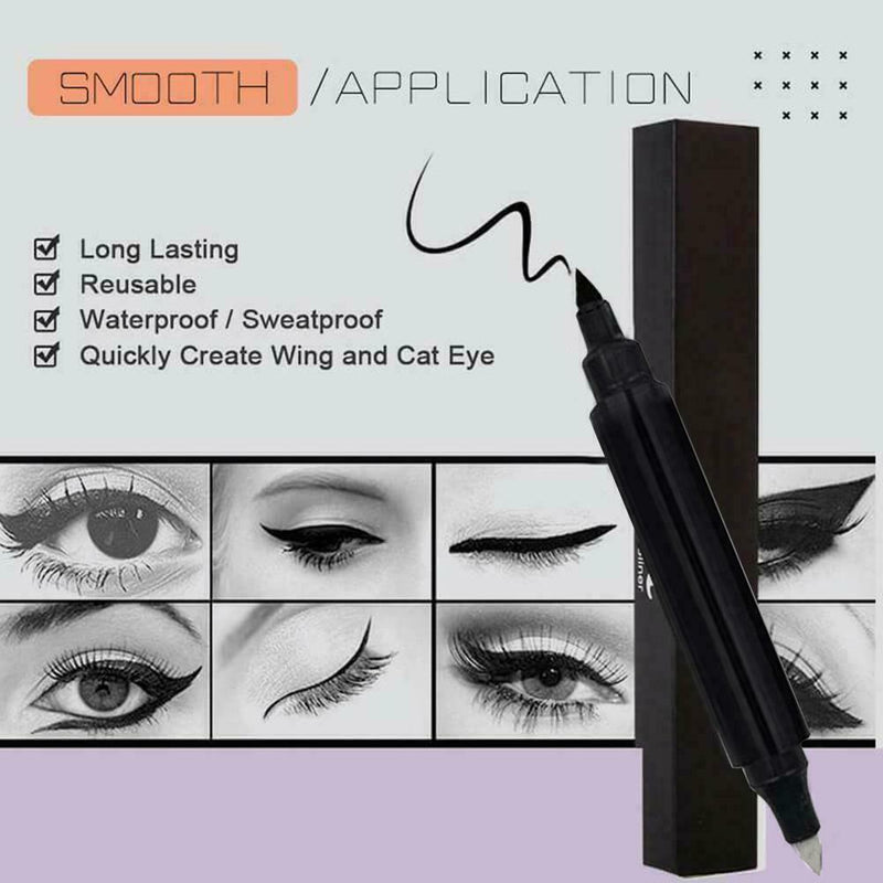 EYE LINER CORRECTOR ERASABLE 2 IN 1 WINGED CAT EYELINER L1Q6
