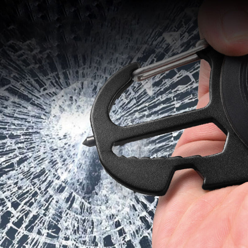 Mini LED Flashlight Keychain Rechargeable 500LM Can Opener Camping Work Lights