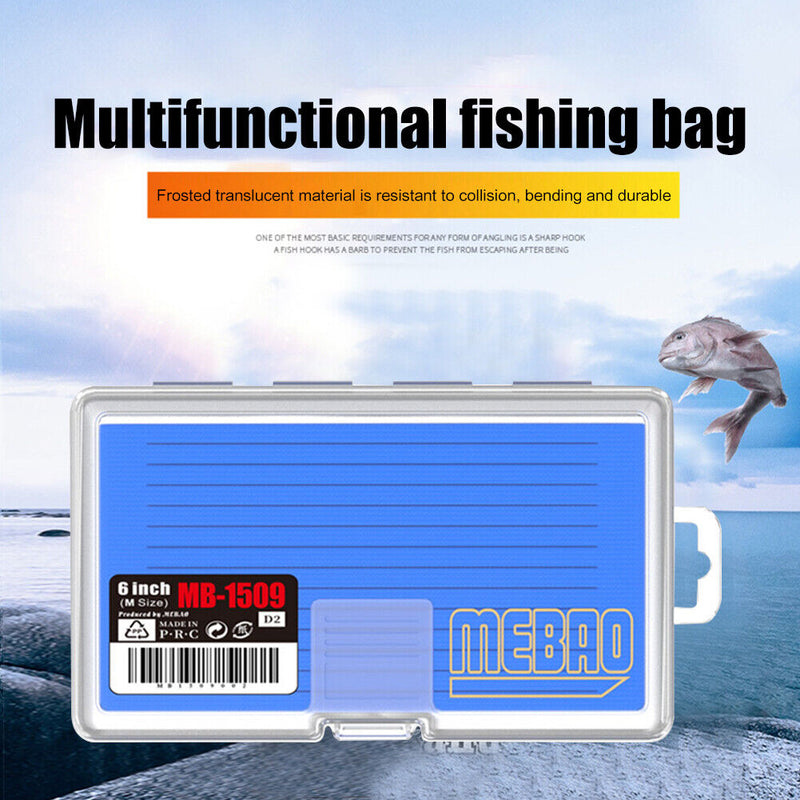 Plastic Fishing Tackle Box Portable Bait Lure Hook Storage Organizer Containe