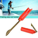 Fishing Rod Stand Pole Holder Plug Insert Ground Adjustable Tool E5J3 S7L5 X0R2