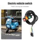 3 in 1 Scooter Handleable Controller Switch E-Bike Light Horn Turn Signal Button