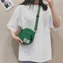 3pcs Women Canvas Patchwork Crossbody Bag Casual Mini Handbags(Green)