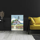 Lighthouse (2) Partial Cross Stitch 14CT Cotton Thread Printed Embroidery Kits