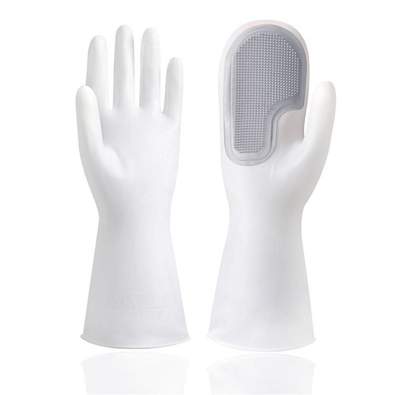 Waterproof Cleaning Tool Silicone Household Gloves Brushes Dishwashing Gloves