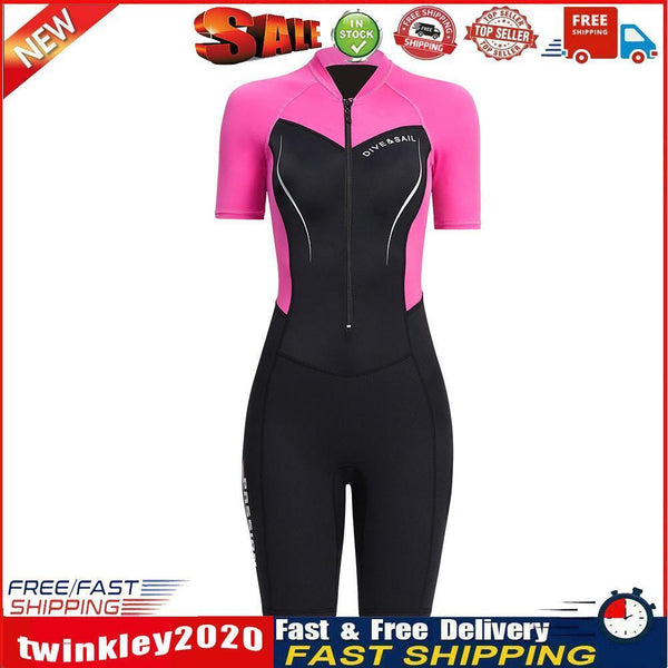 DIVE SAIL Neoprene Scuba Snorkel Swimming Women Body Wetsuits (Pink XXL) Newly