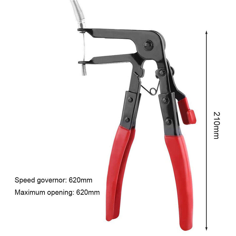 Long Reach Spring Cable Wire Clamp Folders Auto Car Vehicle Flexible Faucet Tool