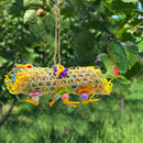 Parrots Shredder Toys Chewing Hanging Rattan Paper Strings Drawing with Bal