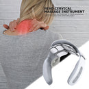 Smart 6D Pulse Heated Electric Cervical Shoulder Neck Massager w/Remote Control