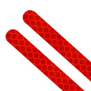 2x Car Reflector Stickers Rearview Mirror Reflective Warning Tape (Red) Newly